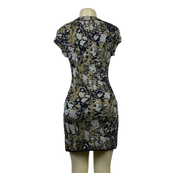 Missoni Women's Gold and Black Bodycon Dress Sz 38 (EUR 8) - Picture 3 of 11